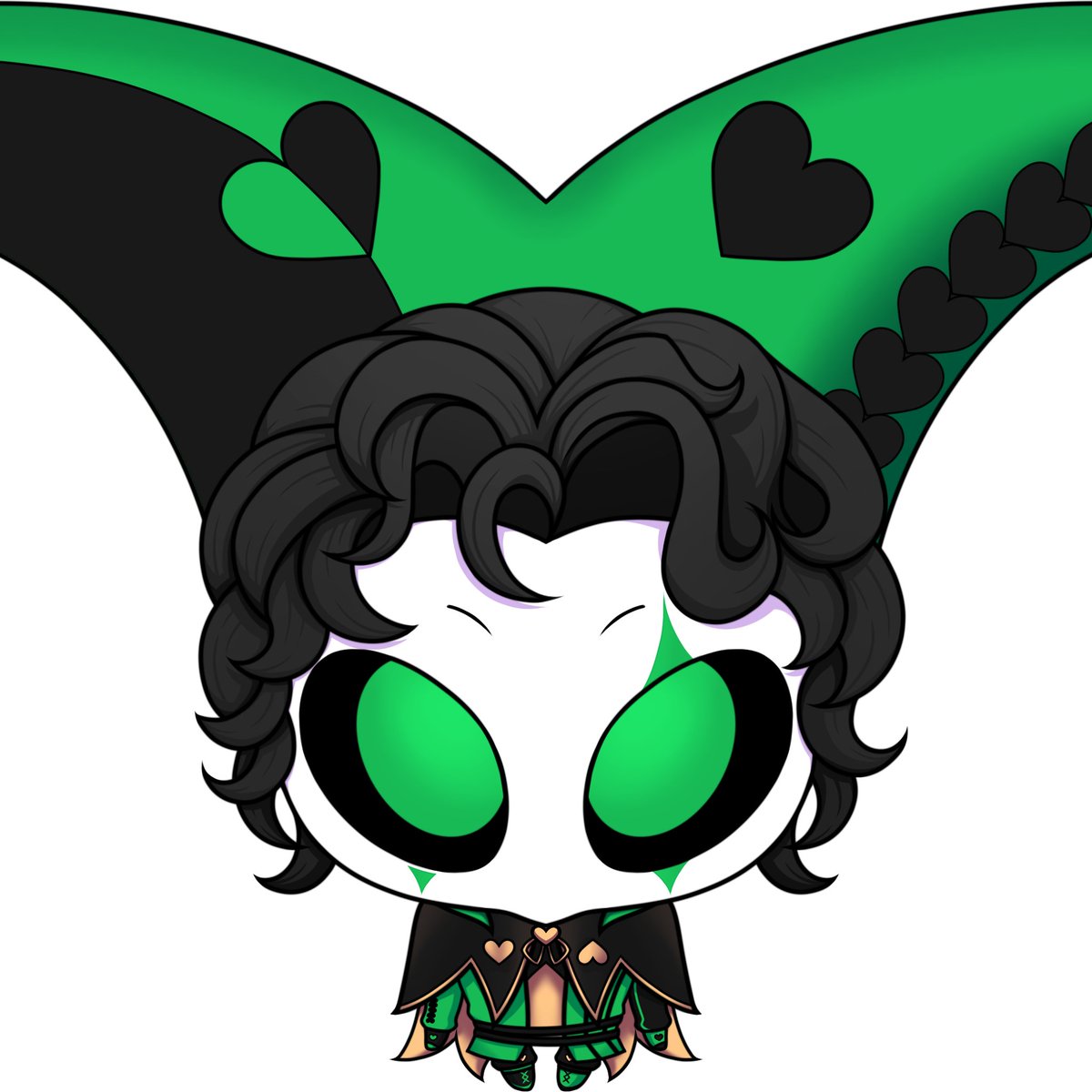 qingluo820's tweet photo. Harlequin is looking at you and sticking his tongue out at you. 
#thefreakcircus #tfc #怪胎马戏团 #Harlequin https://t.co/1J0tQ8n6wN