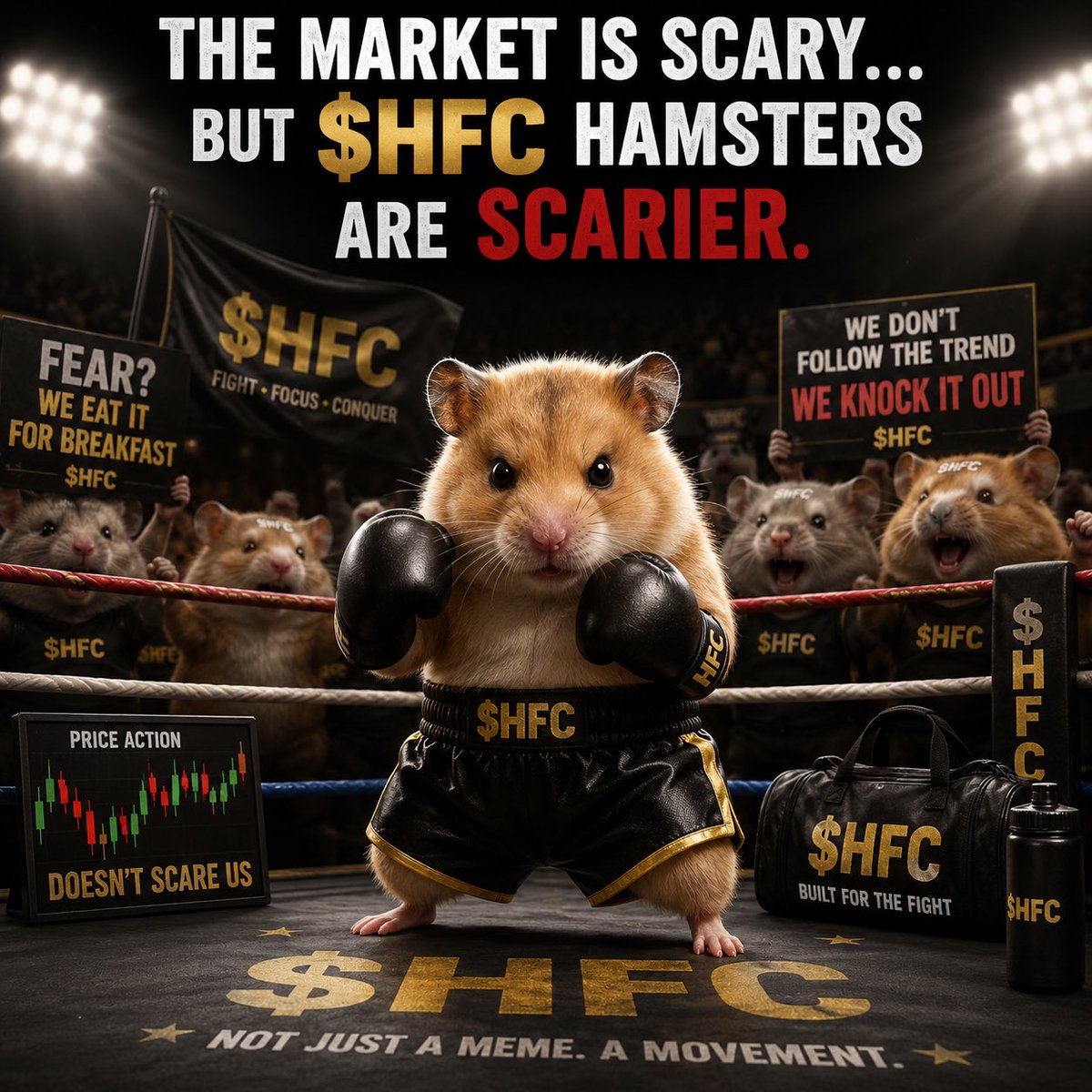 AKIHIROxt's tweet photo. STAY READY, WE GOT IT COVERED $HFC 🥊 

#HAMSTERHOOD #HAMSTER #HFC 🐹 https://t.co/QgmZIDxwEZ