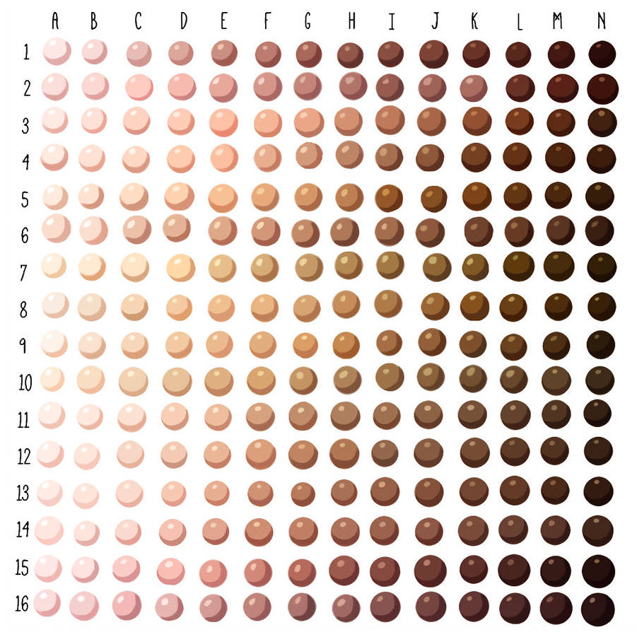 EtheringtonBros's tweet photo. Our feature artist/reference for today is this INDISPENSABLE page of SKIN TONES, created by 
@Spudfuzzart and @lizalotdraws! Possibly the MOST USEFUL THING I've EVER SEEN!!! #gamedev #characterdesign #digitalpainting #painting #colours #animationdev #SKINTONE #ART #procreate https://t.co/0672YnF39k