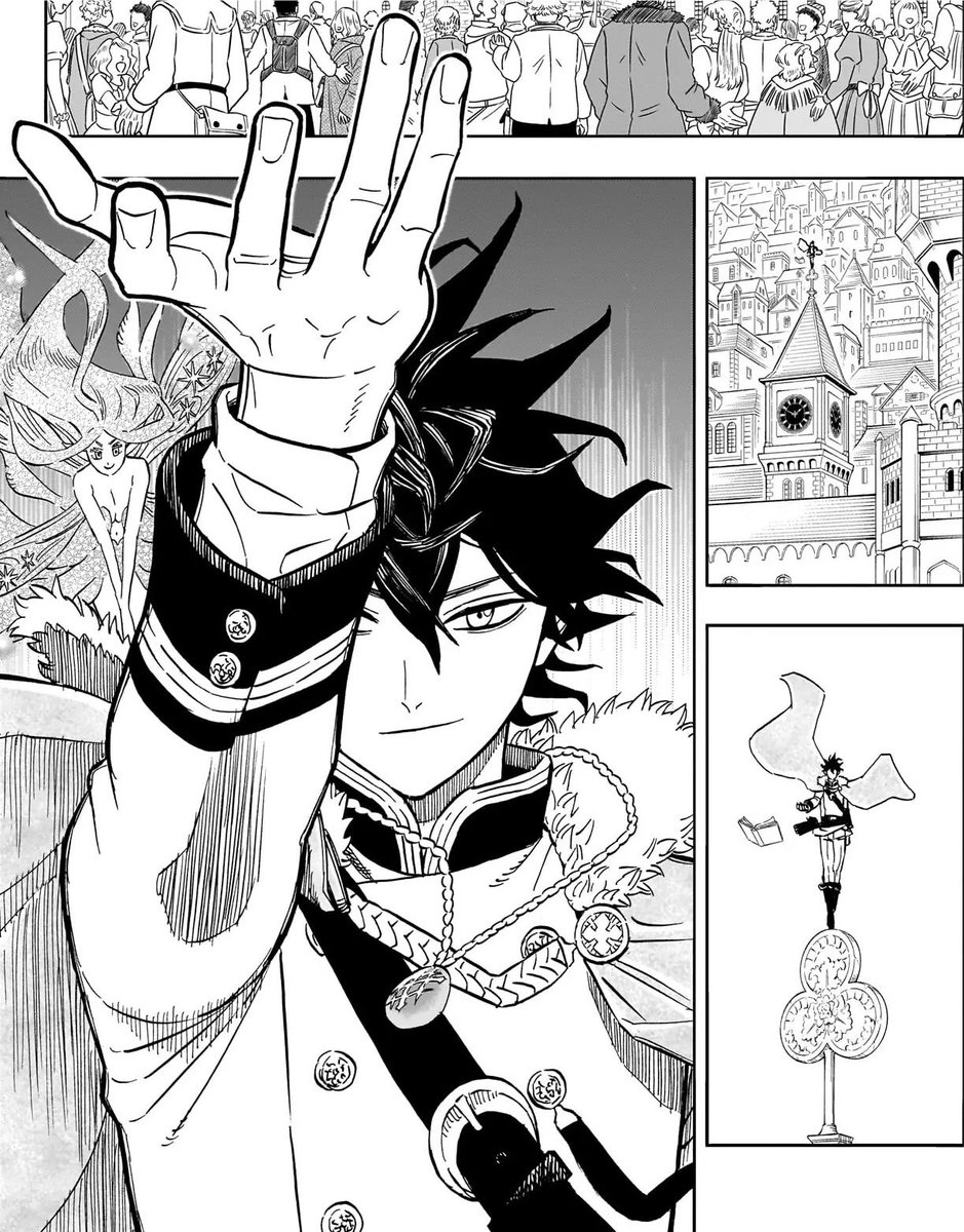 BCloverActuFR's tweet photo. ‼️ SPOIL BLACK CLOVER #BCSpoilers ‼️

YUNO qui illumine le ciel de ses étoiles pour le couronnement D’ASTA…

On ne me fera JAMAIS détester ce gars. La définition d’un FRÈRE. 🍀 https://t.co/rvmIWM0e0Y
