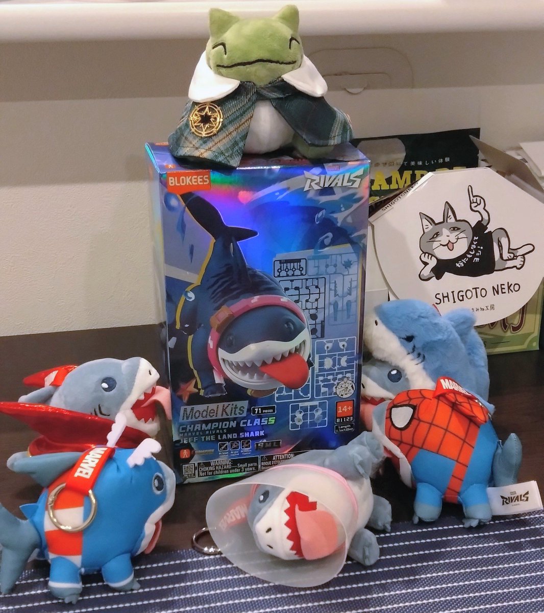 zenerbreakdown_'s tweet photo. プラモのジェフがやってきた🦈
 #プラモデルライフ https://t.co/6uQdPzHQO1
