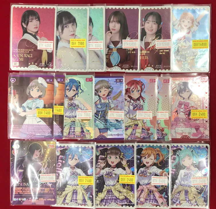 ラブカ販売情報】 『乙宗梢』PE+ 『日野下花帆』PE+ 『優木せつ菜』SEC