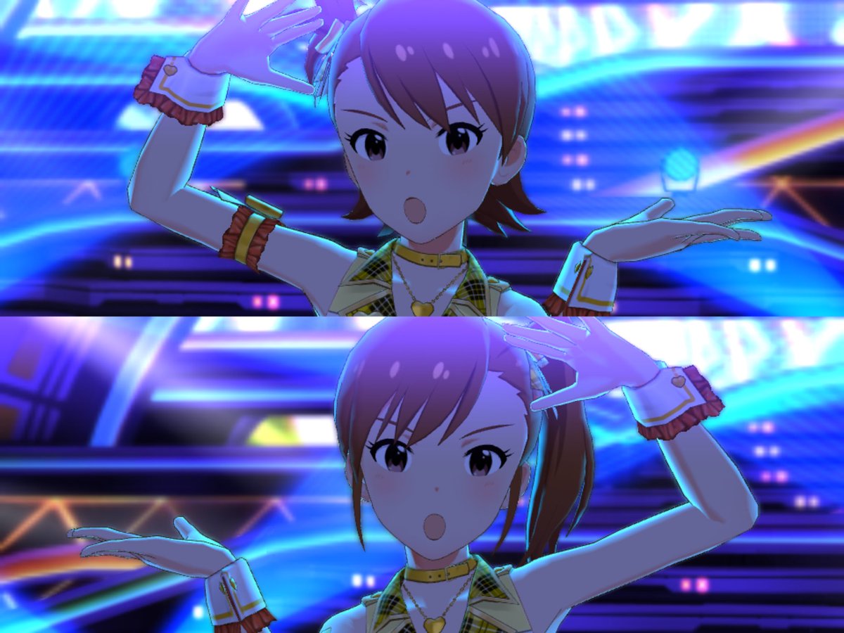 AbsorberPhantom's tweet photo. 🎀💕︎︎😞🆘🫵⭐️🫠💛💛

#ミリシタスクショ夜の1枚 +3 https://t.co/UXAX1lb3uq