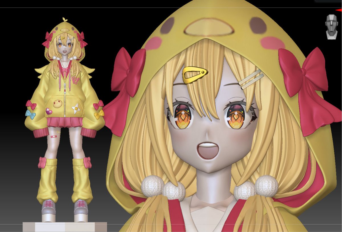 initial_K_aho's tweet photo. #zbrush #ぴーまるあーと #ぴーちゃん聞いて #P丸様 。
ポーズ前P丸様完成！！！
絵が描けるぴよっこの方にこのモデルのポーズ案を募集します！
全体イラストなら昔に描いた絵でもうれしいのでお願いします！！！ https://t.co/uwoKnOdWhp
