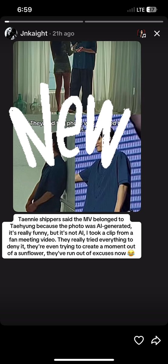 mnidavooy's tweet photo. And X exposed your photo is AI, oh god the world gets so much professional now💀 https://t.co/vTopJEtCz1