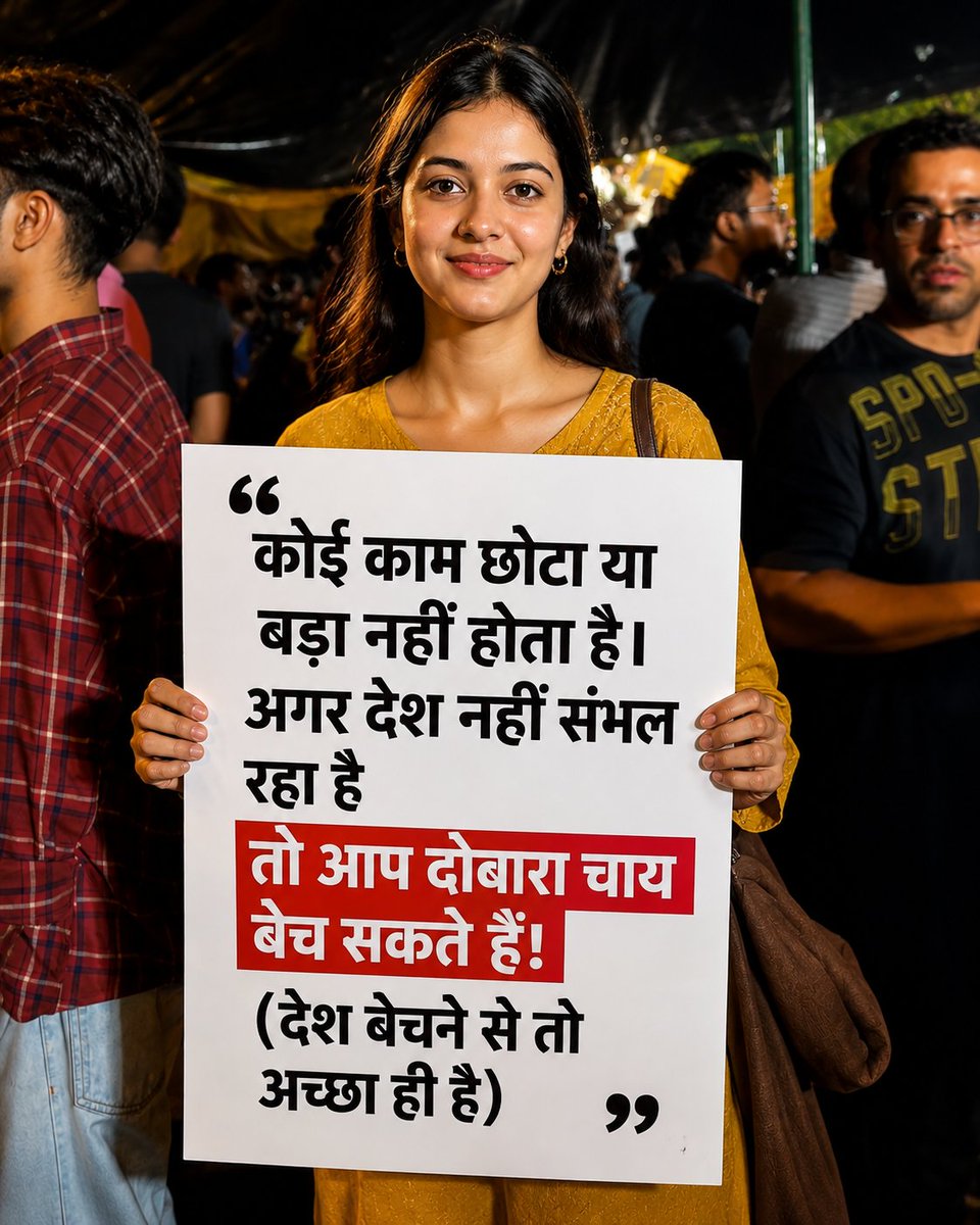 NewsSChaudhary's tweet photo. देश बेचना बंद करो भाई? जाकर अपनी चाय की दुकान खोलो ! https://t.co/NjOBecOOks
