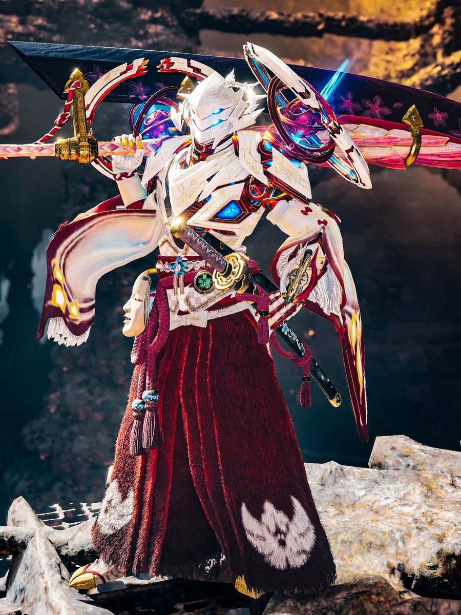 Osakamamaturi's tweet photo. 【ドロイド侍】

ポポン！よーっ、ドロイド侍〜！あっ、見〜参〜！ポポン
#おさかなWildsコーデ #モンハン重ね着 #MHWilds https://t.co/TdSmtw5J1h