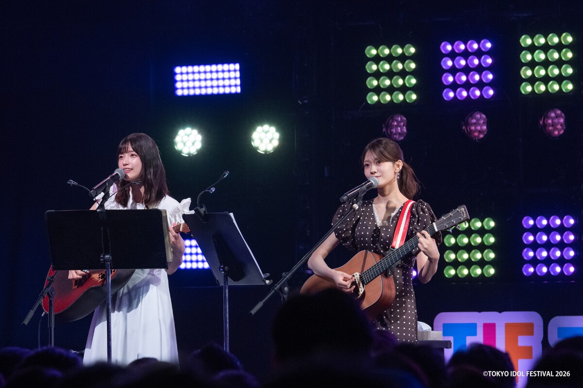 natalie_mu's tweet photo. ◤「TIF」ライブレポート（写真5枚）◢
乃木坂46のカフェオーレが「TIF」にやって来た！
五百城茉央と奥田いろはが届けた甘いひととき☕️
https://t.co/KYOfTqAekM

#TIF2026 #カフェオーレ https://t.co/9lkt7MJokY