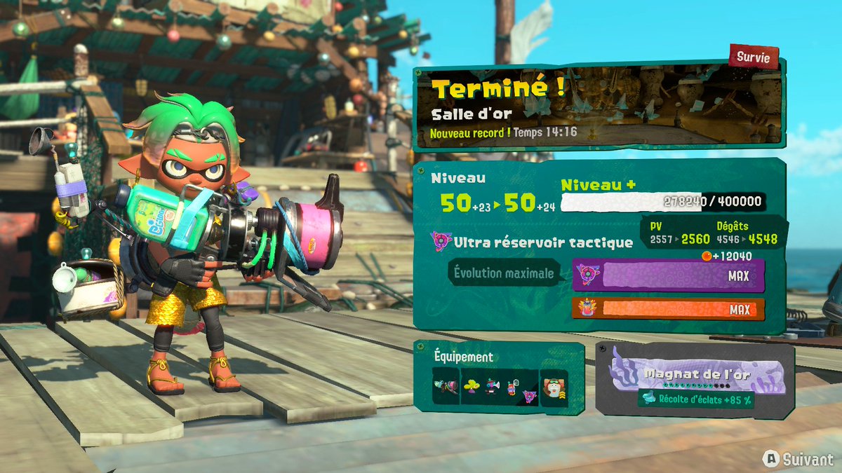 quentomk's tweet photo. Secret Boss cleared! #SplatoonRaiders https://t.co/jP6Miy9nhr
