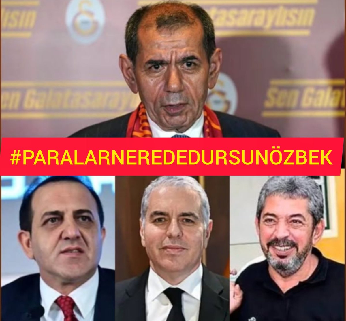 winner_gsaray_'s tweet photo. Galatasaray taraftarları transferdeki sessizlikten dolayı #ParalarNeredeDursunÖzbek tag'ini başlattı. https://t.co/hsz8jn908x