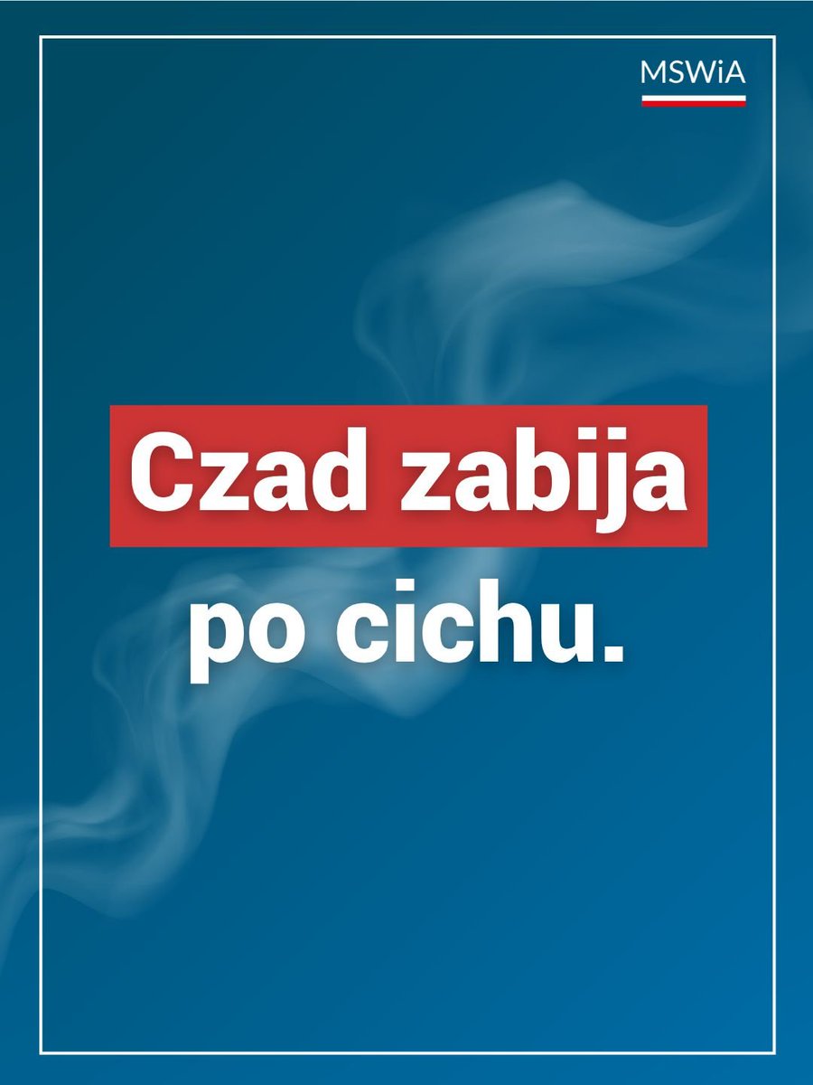K_Galecka's tweet photo. Od 1 czerwca do dzisiaj Państwowa Straż Pożarna odnotowała 4139 interwencji, w których śmierć poniosły 3 osoby, a 249 zostało rannych.

Tlenek węgla zabija nie tylko zimą. Przy wysokich temperaturach wentylacja działa znacznie gorzej, ponieważ spaliny są mniej skutecznie odprowadzane. W efekcie dochodzi do emisji niewidocznego, bezwonnego i śmiertelnie niebezpiecznego tlenku węgla. Problem dotyczy także osób, które wciąż korzystają z piecyków gazowych do podgrzewania wody.

Dlatego nawet latem należy dbać o sprawną wentylację, regularnie wietrzyć pomieszczenia i posiadać sprawny detektor tlenku węgla.

Od początku roku śmierć poniosło już 56 osób.

Alert RCB został wczoraj wysłany na prośbę @KGPSP ze względu na zwiększone zagrożenie zatruciami tlenkiem węgla w okresie upałów.