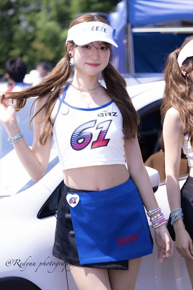 Red77Yuu's tweet photo. SUPER GT Round 4 fuji
model @rina_sakurada 
model @ri_tan_730 
model @Roa_Ezaki 
model @mizukami_jasu 

2026 SUBARU BRZ GT GALS BREEZE https://t.co/OGTGHLHLMk