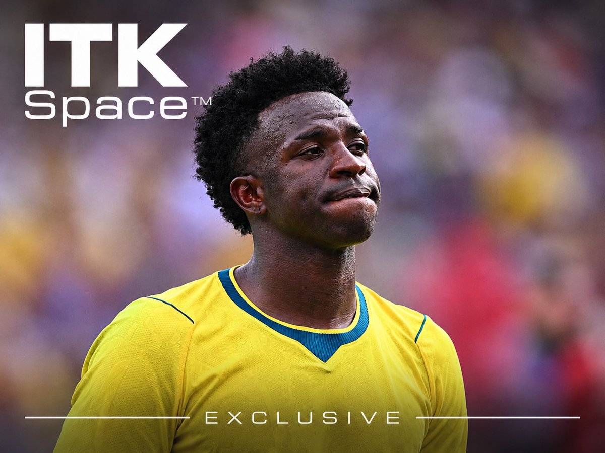 ITKSpace's tweet photo. 🚨 EXCL: Vinícius Júnior’s agency, Roc Nation, has in recent weeks approached both Liverpool and Bayern Munich in an attempt to open discussions over a potential contract proposal for their client. 

However, both clubs declined the opportunity, with neither viewing the Brazilian as a suitable fit for their current sporting direction or financial policy. 

Mikel Arteta’s North London set-piece dependency project, Arsenal, meanwhile, have been the only club to express concrete interest.