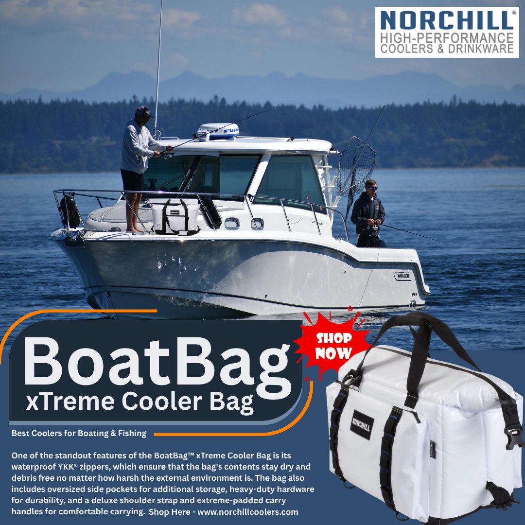 NorchillCoolers's tweet photo. BoatBag™ xTreme Cooler Bag @NorchillCoolers 

Shop Here - https://t.co/CViNC3jDP4

The #BoatBag™ #xTreme #Cooler #Bag is designed to withstand even the harshest outdoor environments. It features a tear-resistant PVC tarpaulin shell that is both UV-resistant and anti-mildew... https://t.co/NySdHtRK3b