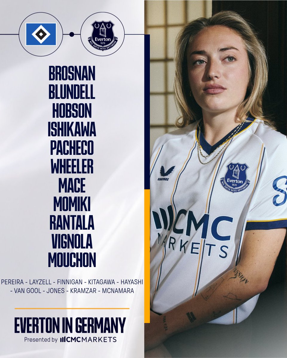 EvertonWomen's tweet photo. 🍬 The Toffees to face Hamburg!

📺 Stream the clash live on evertontv here: https://t.co/uep1pN5cxL https://t.co/Kowm8AvMrh