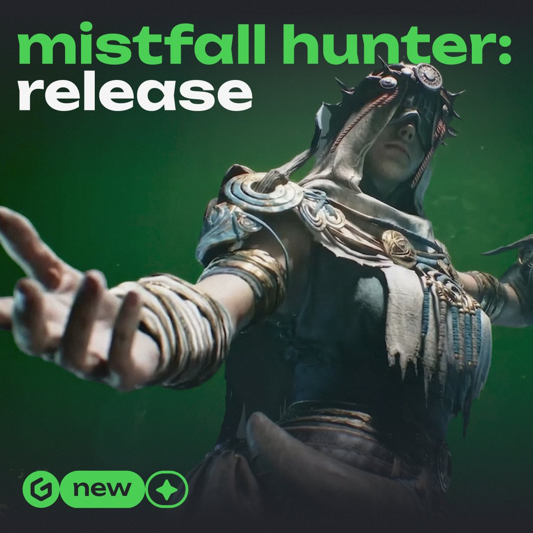gengine_b2b's tweet photo. Jumping into a dark fantasy world

Mistfall Hunter is out — a PvPvE extraction action game that blends soulslike combat with co-op

You play as the resurrected, sent to a mystical world in search of golden blood… creepy stuff

#MistfallHunter #PvPvE #Soulslike https://t.co/4SbyjQEGix