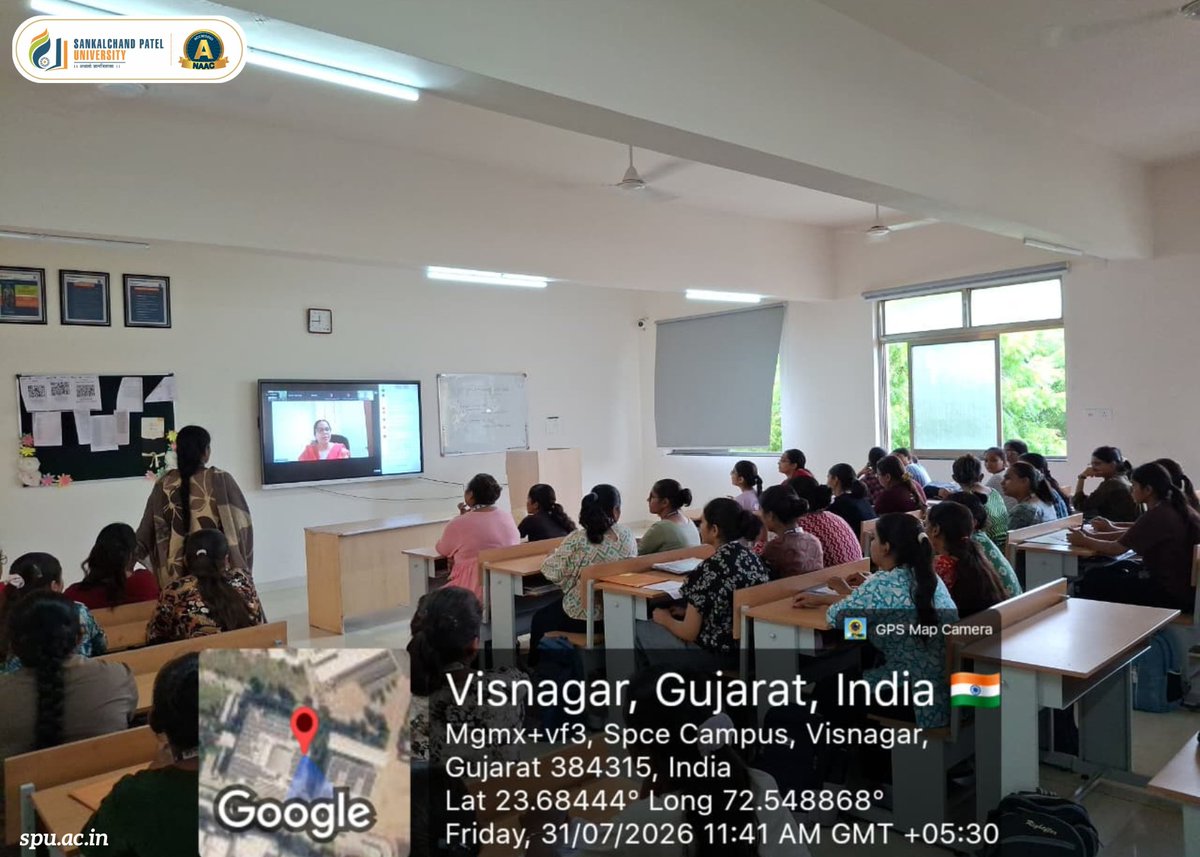 spuvsn's tweet photo. 📢 The Institution's Innovation Council (IIC), Sankalchand Patel University, Visnagar successfully organized the MIC-driven activity "Strengthening Scientific Research and Innovation in HEIs: ANRF’s Vision, Priorities, and Support Framework" on 31 July 2026. https://t.co/FcMvwj6sPx