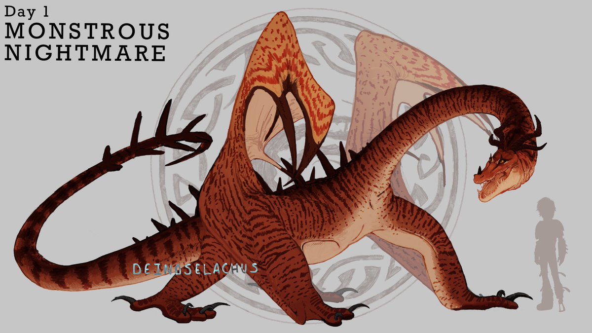 deinoselachus's tweet photo. smaugust day 1 — monstrous nightmare #httyd https://t.co/UowCvpRhkZ