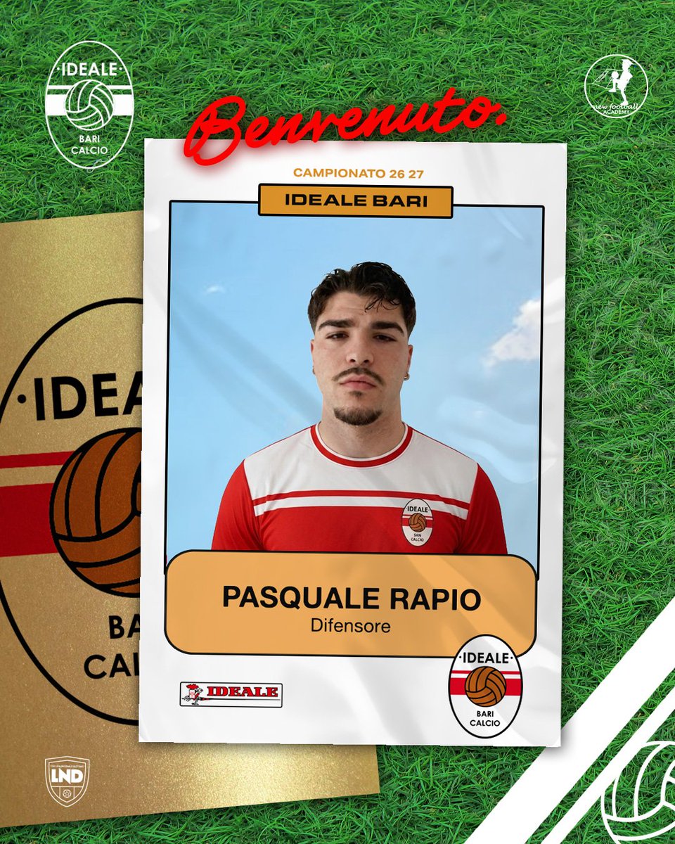 IdealeBari's tweet photo. L'Ideale comunica di aver perfezionato un accordo con Pasquale Rapio, che va a rinforzare il pacchetto arretrato.
๐๐ผ๐ฟ๐๐ฎ ๐ฃ๐ฎ๐๐พ๐๐ฎ๐น๐ฒ! ๐ช
#supportish #idealebari #stagione2627 โช๐ด https://t.co/wuDATu87fy