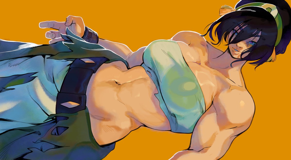 RelusionH's tweet photo. Toph Beifong, the new movie was awesome 🪨 https://t.co/pcbyqLv4IR