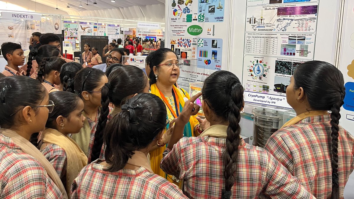 DAEIndia's tweet photo. Stalls abuzz with curiosity, students engaging with scientists, and a steady stream of visitors exploring the many facets of #NuclearScience: DAE's pavilion emerged as a major attraction at 3-day #SamridhGujarat2026 Expo. 1/3
@PMOIndia @DrJitendraSingh @CMOGuj @dineshmakwanamp https://t.co/YDfAdB2P3r