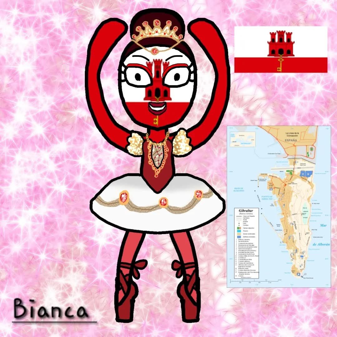 BiancaMilli2005's tweet photo. Back in November 2022 during the world cup I joined the countryhumans fandom, 2 years later I would draw my first character which their design was based on the shape of its in real life map and now that I'm back she's probably gonna need a slight redesign #countryhumansgibraltar https://t.co/PAq4IdTkuv