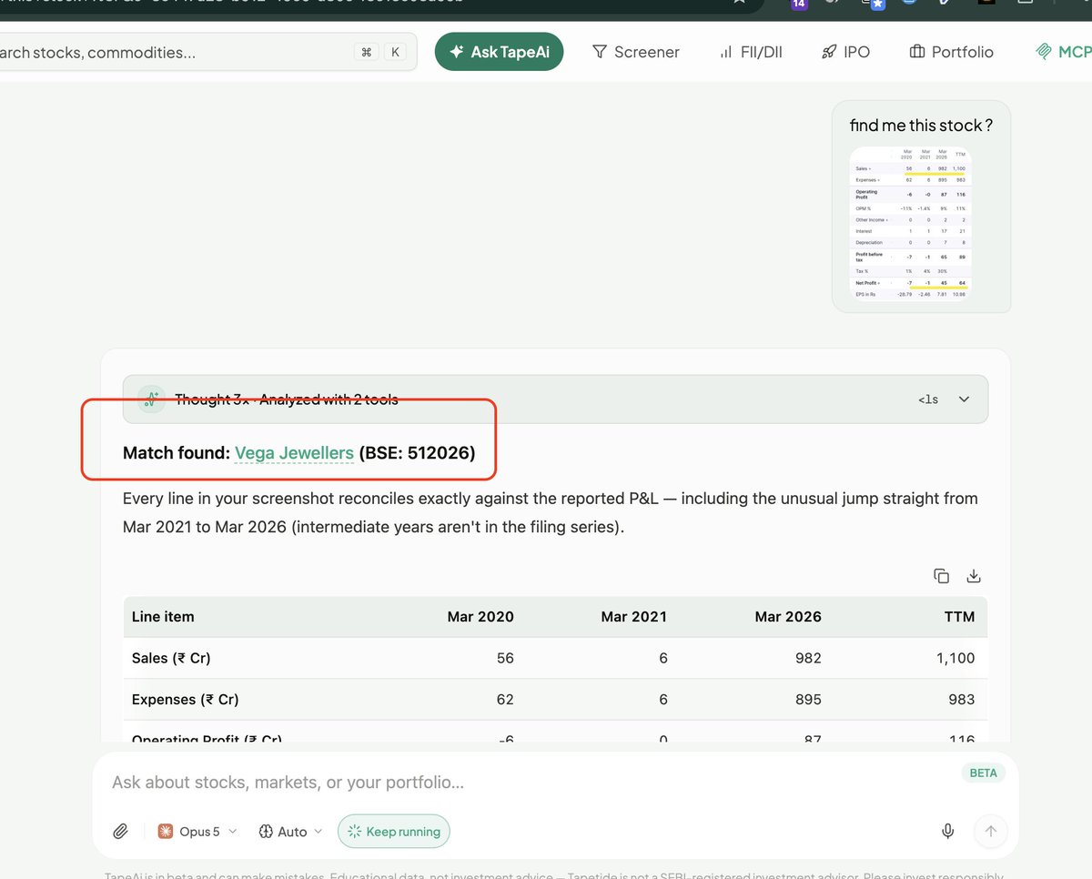 justbuildingai's tweet photo. @mrpinvestments i am building ai for stock market i asked my ai to find me this stock it found within 10 seconds @tapetide_hq https://t.co/sWJiK05vVG