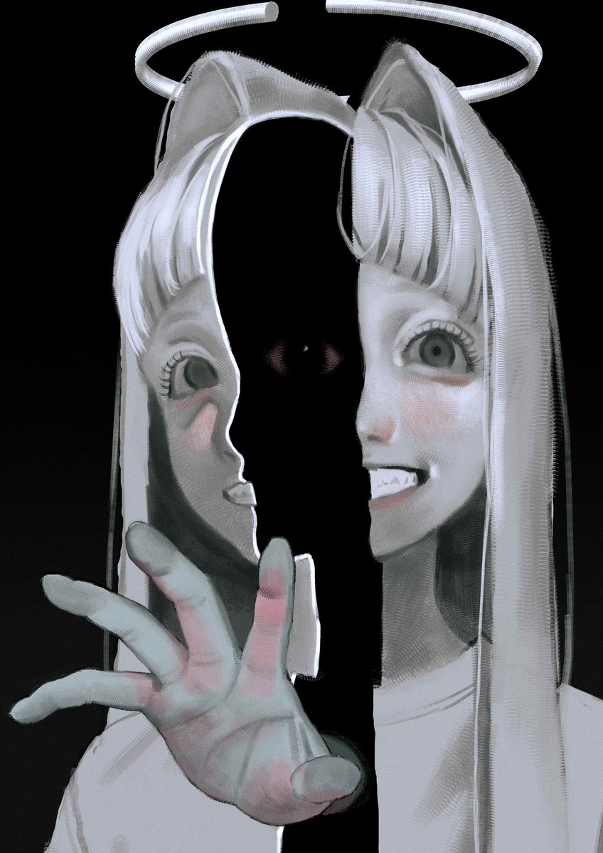 natari_illust's tweet photo. 私の中にいるなにか https://t.co/wvpmE9pZYe