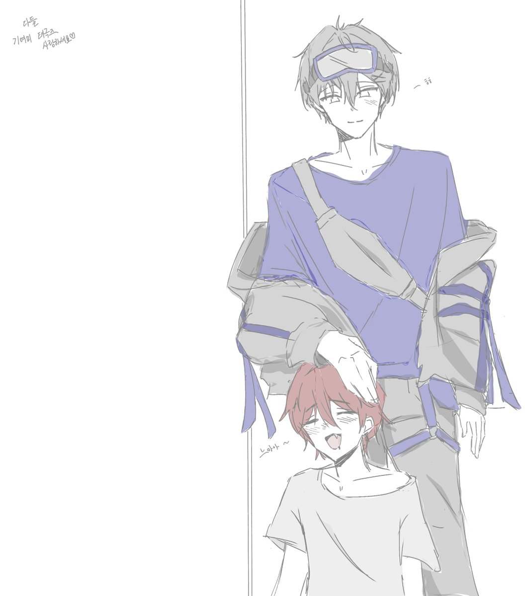 Ruxyon0w0's tweet photo. #jack_art # Ryu_Art 
기여미혁전태극즈 채색함 https://t.co/cH3YNtzzRv