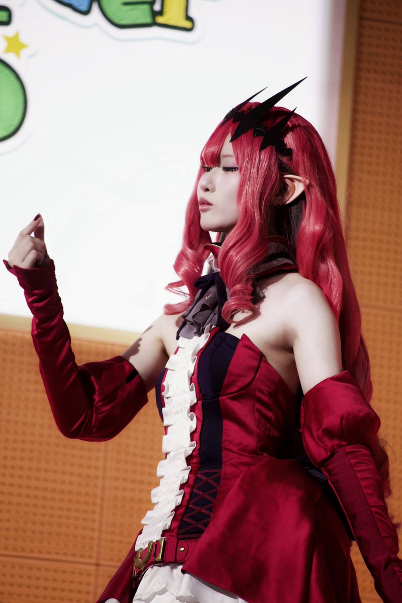 4amneru's tweet photo. FGOフェス 
Fate/Grand Order Fes.2026 
カルデア学園祭〜11th Anniversary〜

バーヴァン・シー役 ふつれさん 
💔@_futsure_ ❤️‍🩹

マスター達からの🩷を食べてしまうバーヴァン・シーさん😋♡

#FGO #FGOフェス 
画像表示いい感じに出来た…！💮 https://t.co/gZxyzTUOMR