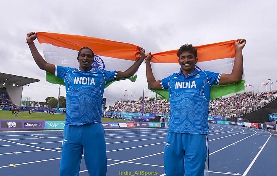 India_AllSports's tweet photo. 𝗢𝘂𝗿 𝟮 𝗺𝗲𝗱𝗮𝗹𝗶𝘀𝘁𝘀 𝗶𝗻 𝗧𝗿𝗶𝗽𝗹𝗲 𝗝𝘂𝗺𝗽: 𝗣𝗿𝗮𝘃𝗲𝗲𝗻 𝗖𝗵𝗶𝘁𝗵𝗿𝗮𝘃𝗲𝗹 🥈&amp; 𝗦𝗲𝗹𝘃𝗮 𝗣𝗿𝗮𝗯𝗵𝘂 🥉♥️ 

#Glasgow2026 #Glasgow2026withIAS https://t.co/4TrpPsnCSe