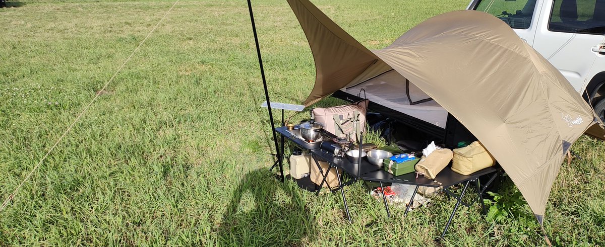 Amuro0's tweet photo. 今日はとれた小屋ふじいキャンプ場でコットテントソロキャンです⛺️
久しぶりに雨は降らないみたいだけど風が強い😞
焚き火は次回🔥
#キャンプ
#キャンプ好きと繋がいりたい https://t.co/edWGx5BdcA