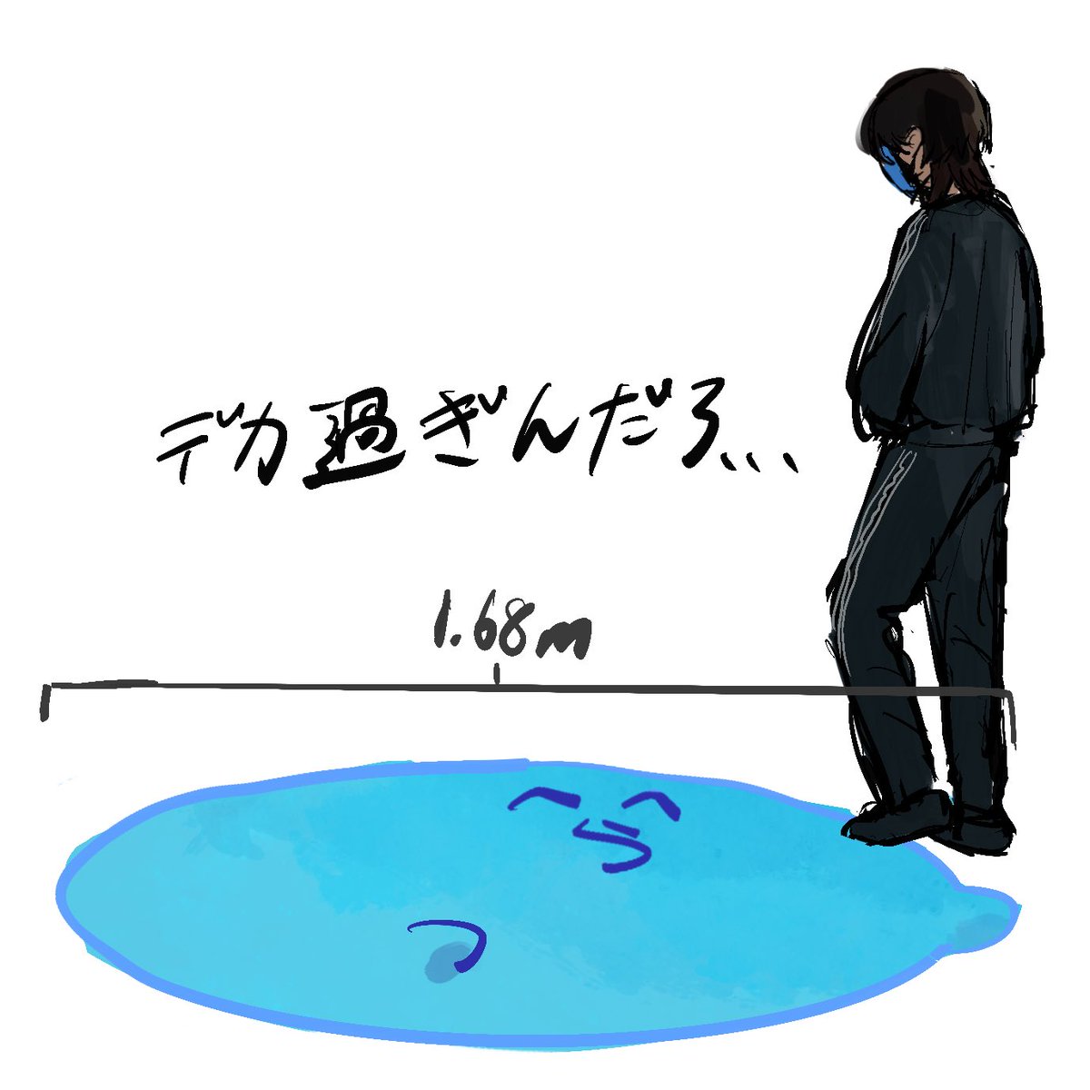 85seiiii's tweet photo. 思った以上にデカすぎてウケた
#い・らくすと https://t.co/oF1apwSMi8