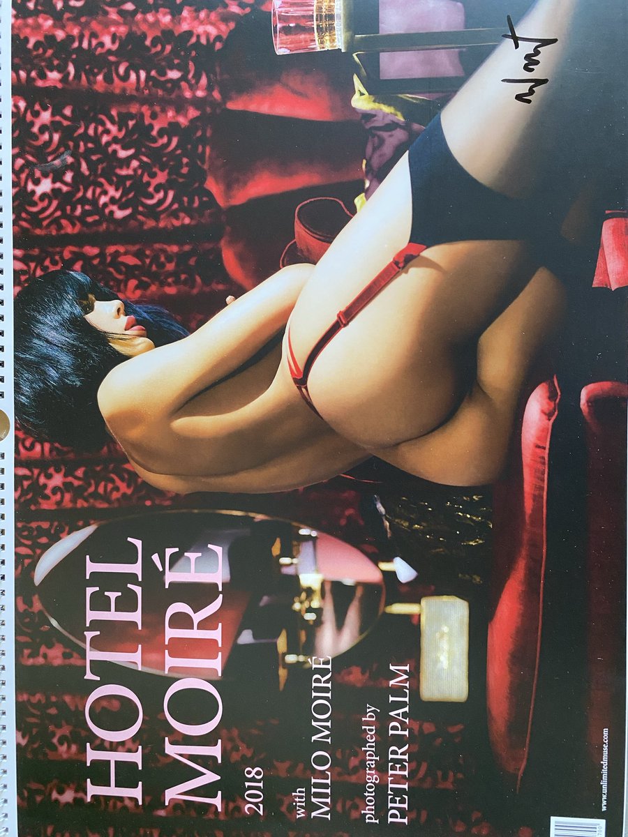 neajabne's tweet photo. @MiloMoire hello Milo. 
I was tidying up a bit and came across these calendars again. Remember ? 😃😍🤍 https://t.co/UkIc22no60