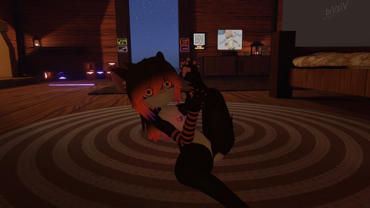ChanHickey's tweet photo. #vrchat #furry #nanachi #zoichi #hickechi #vrc #world #paw https://t.co/O8feDJAWcs