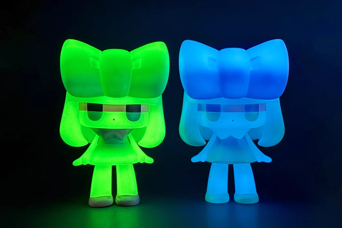 チヨコ ソフビ ドリーミーグロウ蓄光　タカハシユリ popbox チヨコ/タカハシユリ on X: 