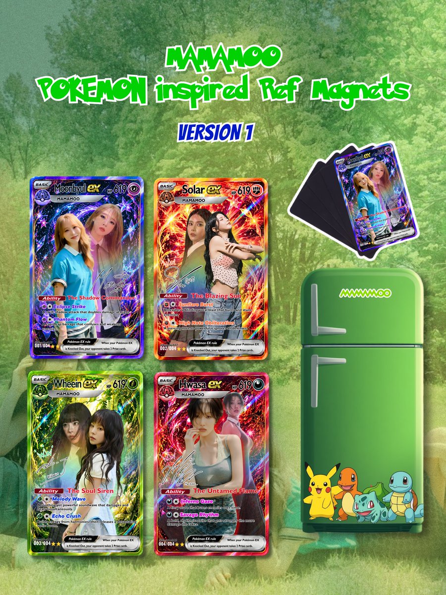 Lizzyluch12's tweet photo. 💚MAMAMOO 4WARD IN PH FREEBIES💚

🐹 Pokemon-inspired ref magnets and stickers  

Strictly 1 magnet per person only!
Limited quantity

I can't attend the concert, but I'll be around to meet you guys again. See yah, Moo's
#4wardinManila #MamamooPH #Solar #Moonbyul #Wheein #Hwasa https://t.co/0fohgLXwbM