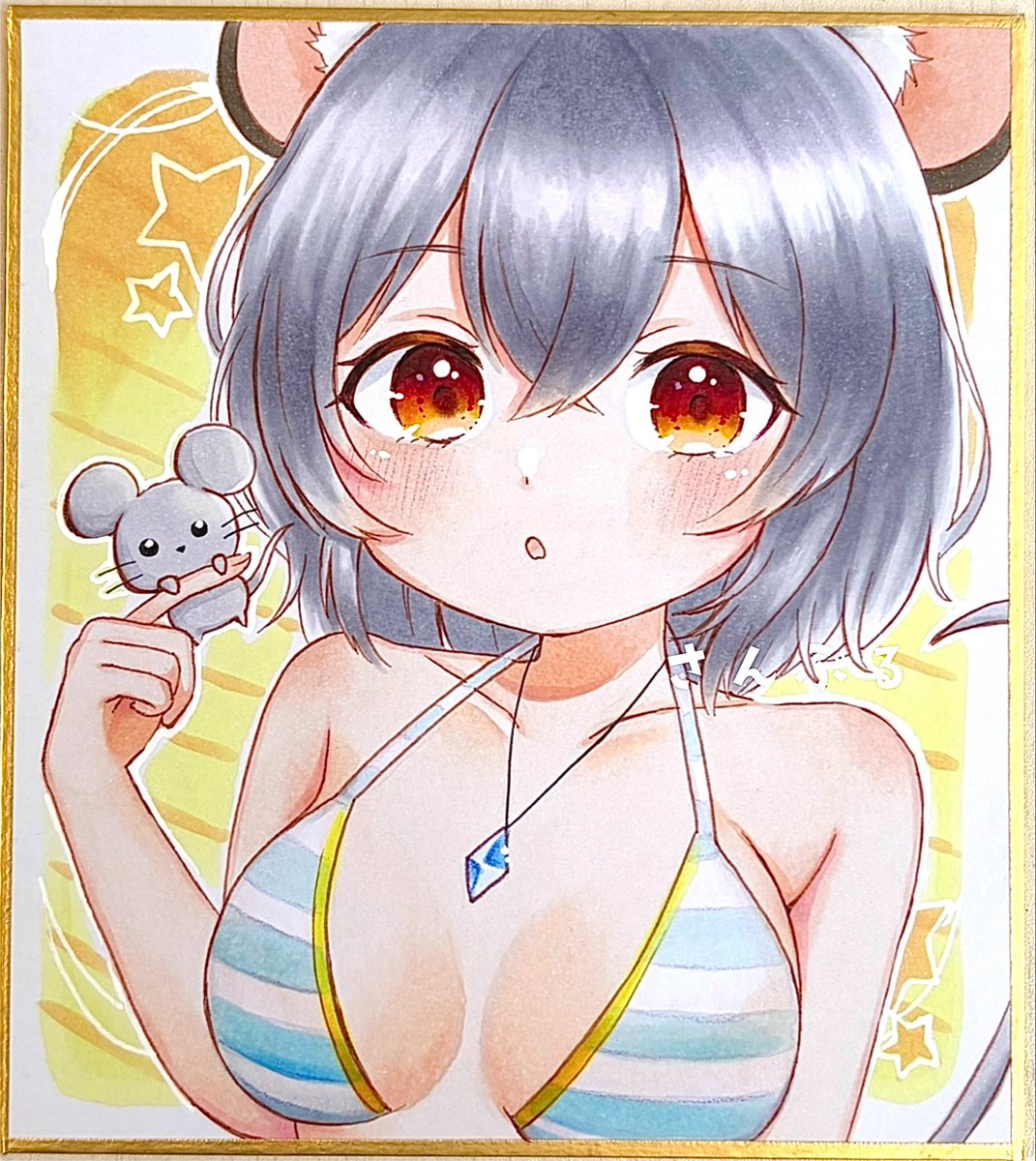 rino_uuu's tweet photo. 💎🌟
 #ナズーリン  #東方Projectㅤ #イラスト  #illustration  #Traditionalart https://t.co/F4X2MgAJDa