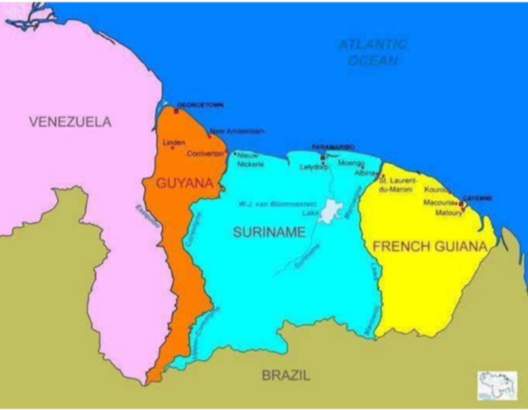 EmiroMoncada's tweet photo. Nuestro Esequibo. https://t.co/wzc4ZjIVCe