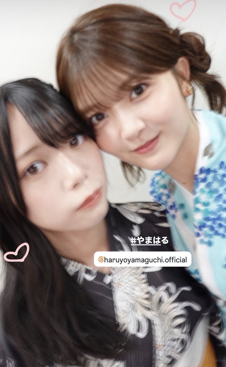 rika_dake_s2's tweet photo. やまはる永遠に
 #山口陽世  #山下葉留花 #やまはるイチャイチャしすぎ https://t.co/YqMHd4zPQ9