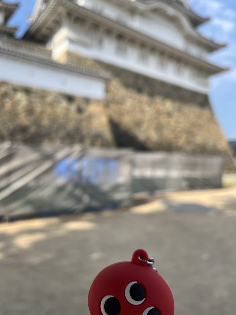 mio_chiko_'s tweet photo. 百目ちゃんと姫路城へ。
城が全くうつらなかった。。 https://t.co/zm8TUMa3z2