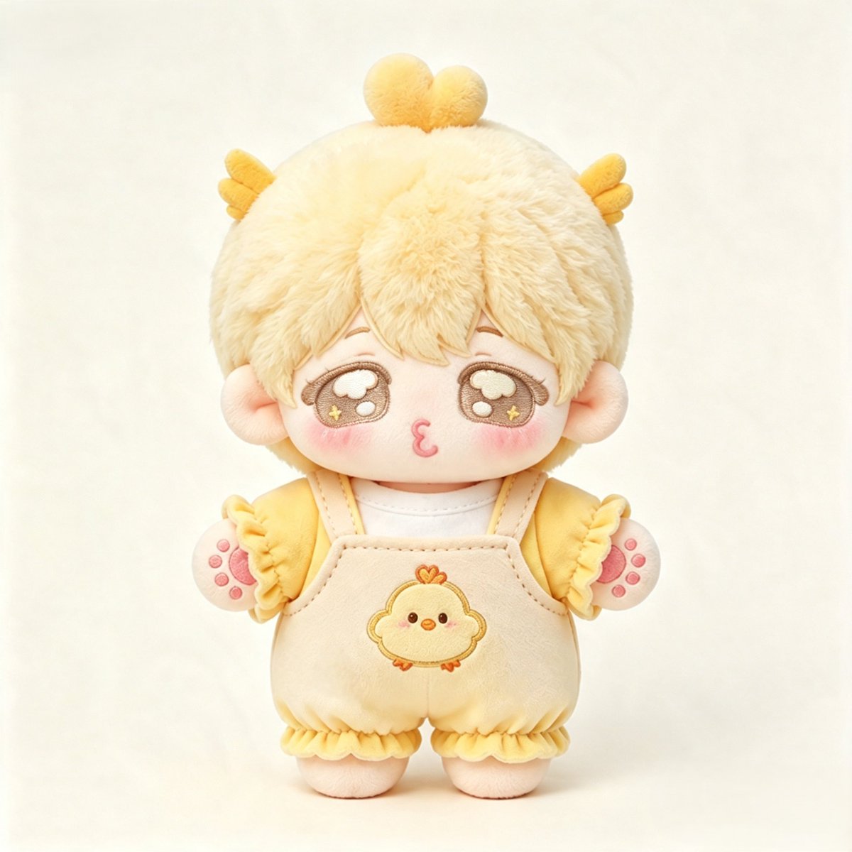 Dream_U818's tweet photo. look at this little jimin doll 🥺
tried so hard to get his soft chick-like features right.
he feels like such a gentle tiny buddy.

#Jimin #Jiminplush #지민 #BTSARMY #kpopplush https://t.co/qKAVf3sry5