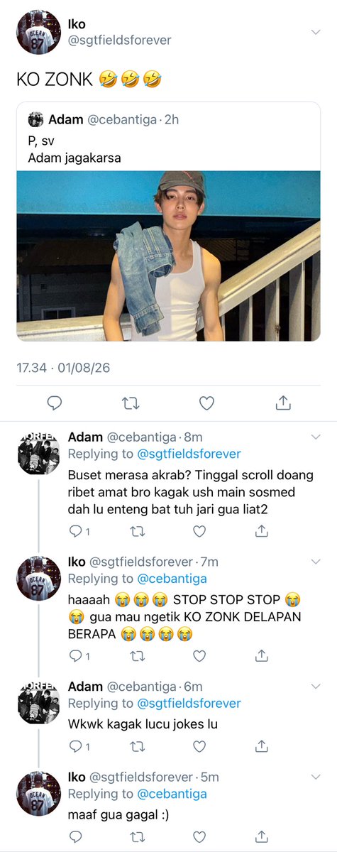 bakatmelucu's tweet photo. Gimana kalo Iko yang ngejar? https://t.co/QoqhLiMi0C