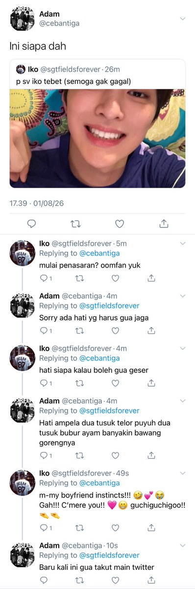 bakatmelucu's tweet photo. Gimana kalo Iko yang ngejar? https://t.co/QoqhLiMi0C