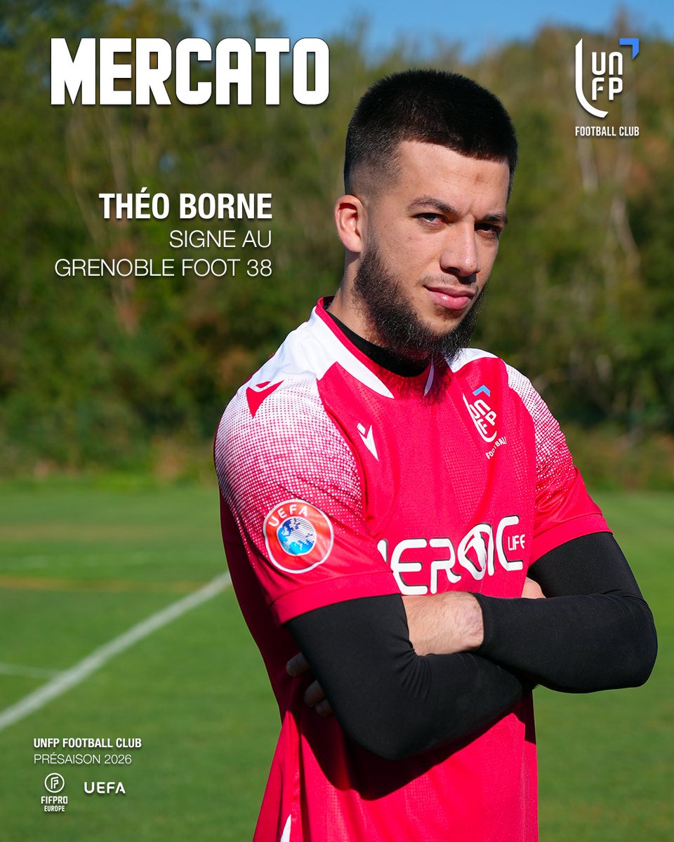 UNFP's tweet photo. 🧤 C'est signé pour @Theoborne1  !

Le gardien s'engage avec le @GF38_Officiel  pour la saison à venir.

Un passage express au stage de l'UNFP Football Club cet été, pour une deuxième participation.

Toute l’équipe de l’UNFP FC te souhaite le meilleur sous tes nouvelles couleurs Théo 💪

#UNFPFootballClub