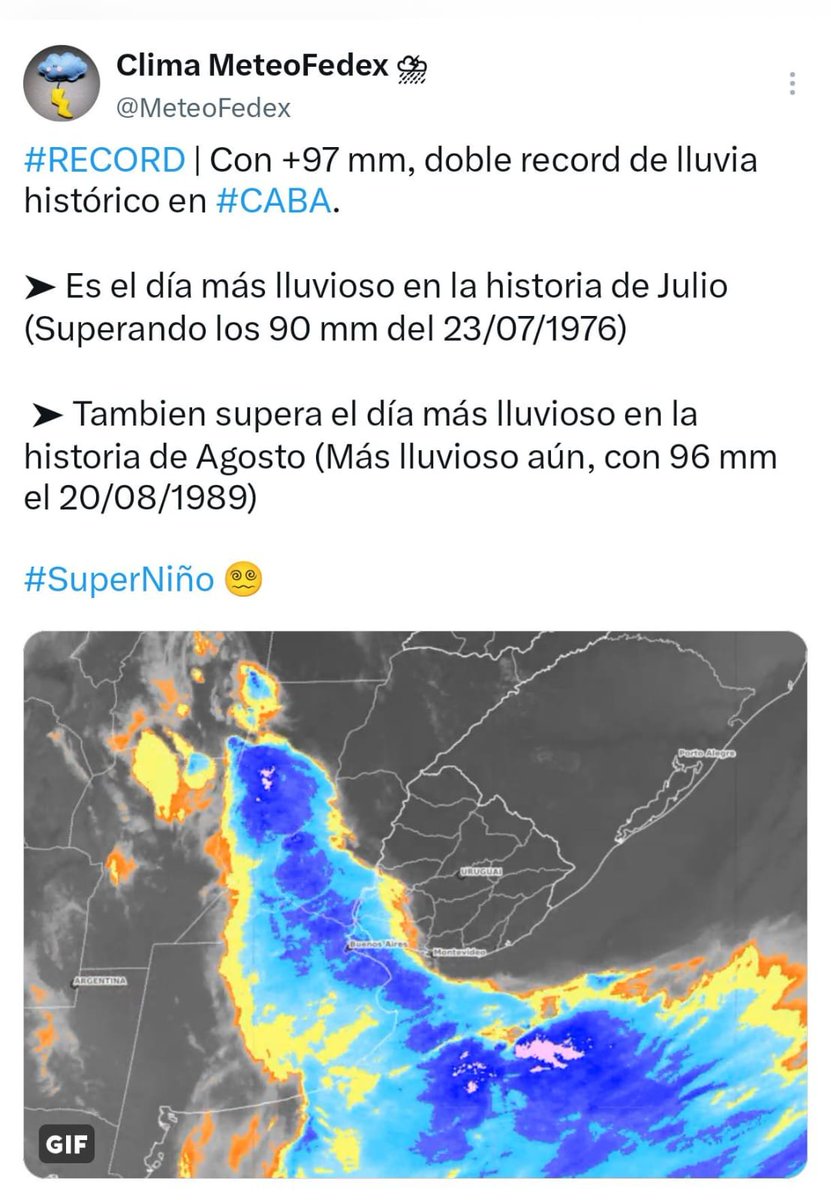 matahola's tweet photo. @horaciorlarreta Fue récord de lluvia, delincuente traidor, vos abandoste la gestión para ser presidente. No vuelvas más. https://t.co/bv40xRacDE