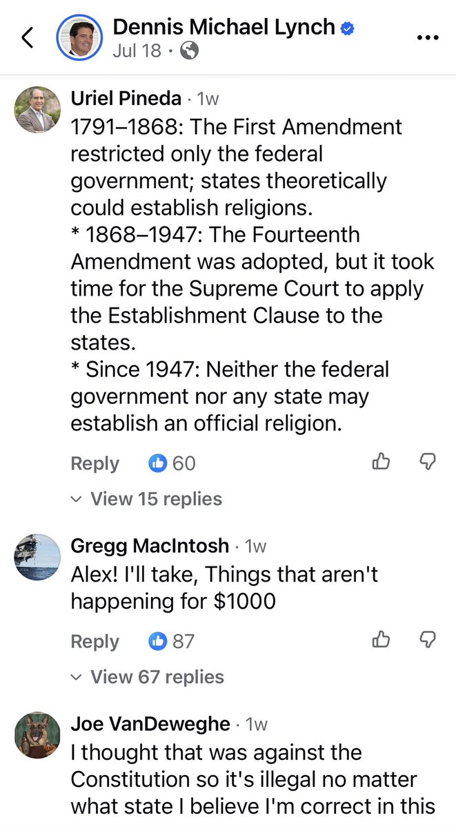 bostonbroadside's tweet photo. **🚨 MASSACHUSETTS DEMS LOOK TO CREATE OFFICIAL STATE ISLAM COMMISSION. IS MASSACHUSETTS TRYING TO MAKE lSLAM THE OFFICIAL STATE RELIGION!?!?🚨**

The woke Democrats in Massachusetts just advanced a bill to create a **permanent GOVERNMENT ISLAM COMMISSION**!

Bill S.2134 would set up an official 11-member state body for “people who practice Islam” that:

- Recommends Muslims for government jobs and positions (a religious test for office?!)

- Proposes new laws to fight “Islamophobia”

- Takes YOUR taxpayer money + private funding to push Islamist agendas

- “Fosters unity” among Muslim groups across the state

Backed by Democrat Sen. James Eldridge and multiple Democratic co-sponsors — It’s already cleared key committees and is sitting in Ways and Means, ready to take effect December 2026 if it passes.

This is **not** for any other religion — just Islam. 

Enough is enough. This is cultural surrender and a direct attack on American values. If we don’t stop this now, every blue state will follow.

It is up to you to inform people—a report of this kind would never exist in the MSM.  
S H A R E if you want NO special Islamic government commissions in America!