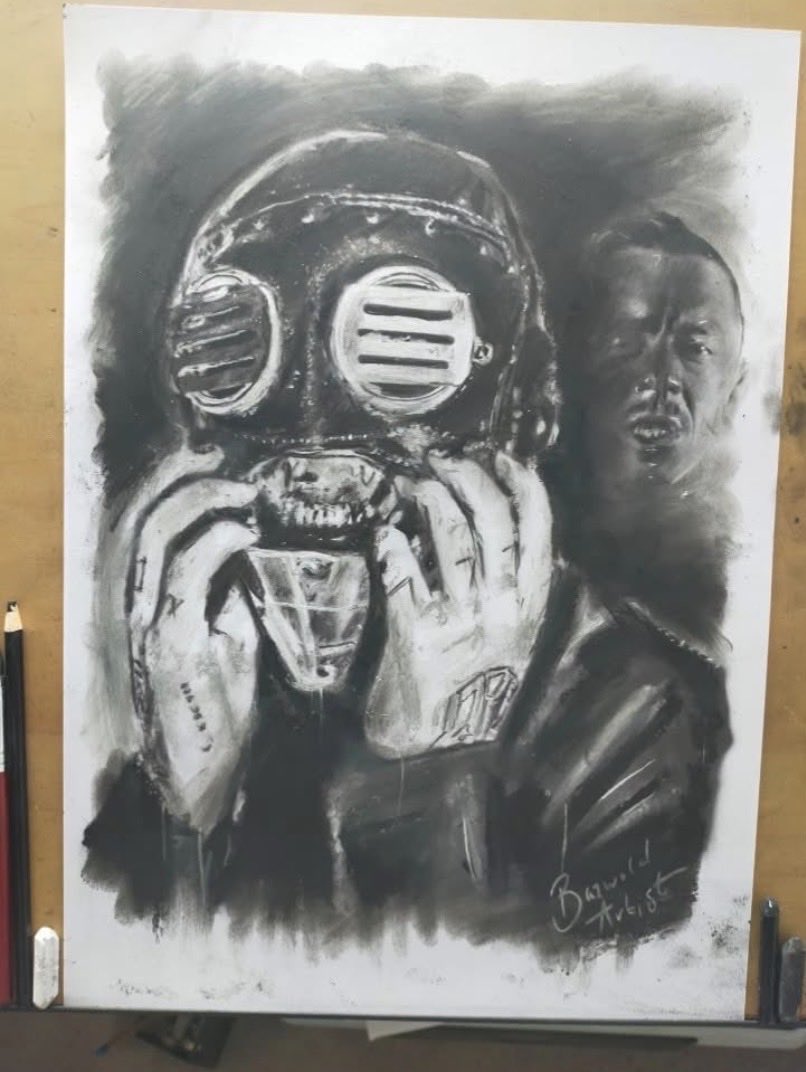 BazwoldArtist's tweet photo. No more Sid? 
Charcoal Pencil Art
Sid Wilson - Slipknot 
#slipknot #sidwilson https://t.co/7RkfmYGxqp