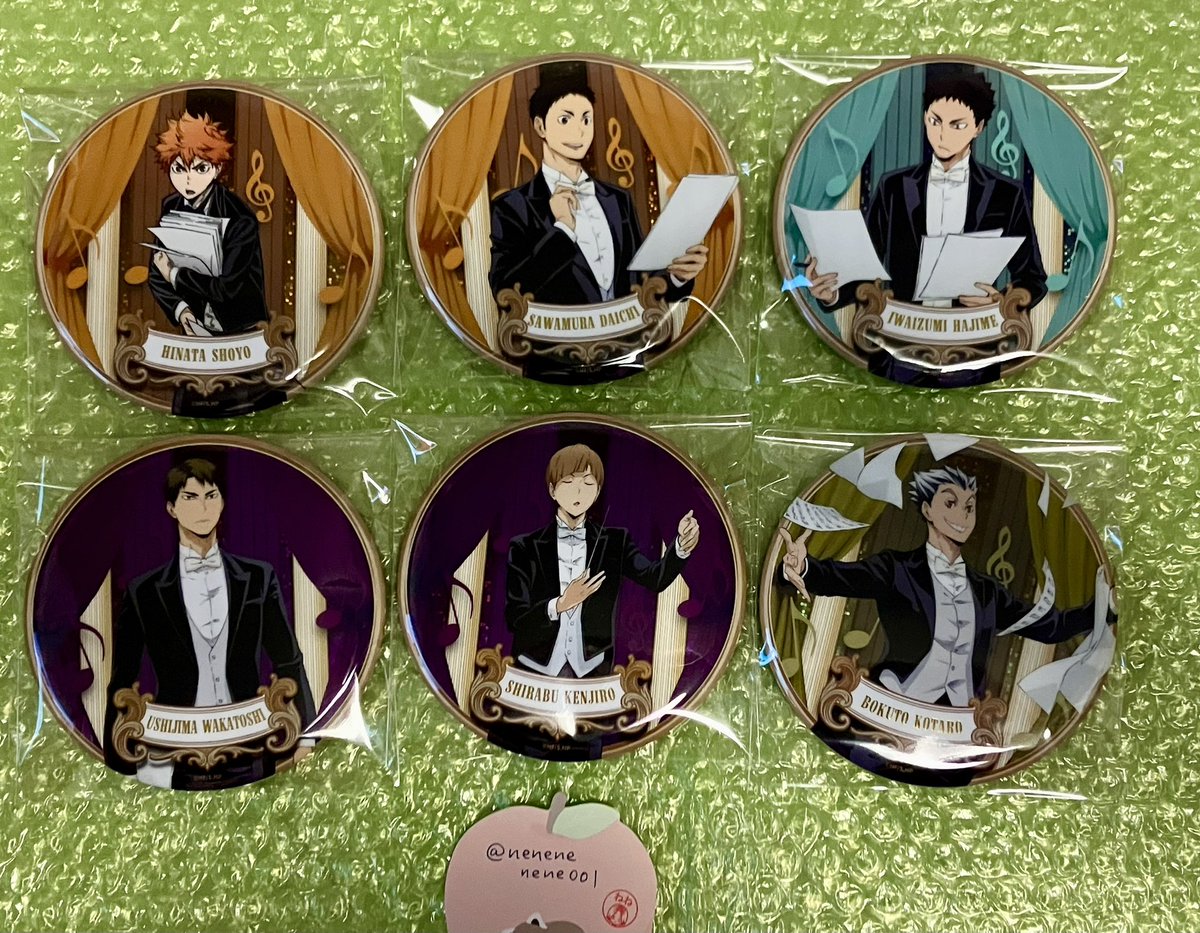 nenenenene001's tweet photo. 【交換・譲渡】ハイキュー !!  オーケストラ BIG缶バッジ

譲)日向・澤村・岩泉・牛島・白布・木兎

求)黒尾  または  定価＋送料

郵送でのお取引になります。
ゆうちょ/PayPay https://t.co/INO3k3dlbv