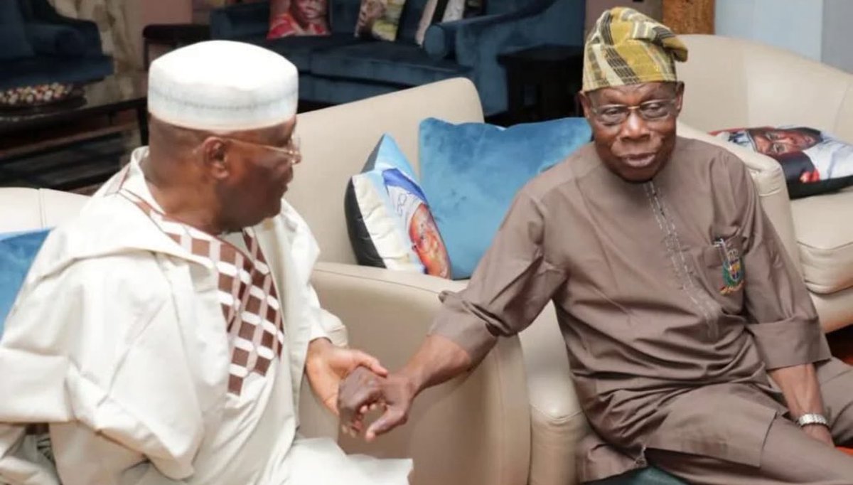 IU_Wakilii's tweet photo. Atiku should have known that the moment a sitting President who is older than him knelt down and begged him for a second term was the moment to finish him politically. 

His ego would never allow him to forgive or forget such humiliation. https://t.co/zxo4F6LLES